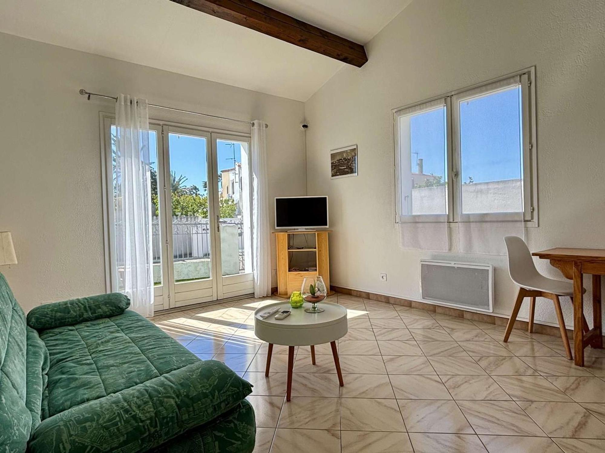 Elegant T2 Avec Jardin, Secteur Calme, Proche Mer Et Commerces - Latour-Bas-Elne - Fr-1-225-650 Bagian luar foto